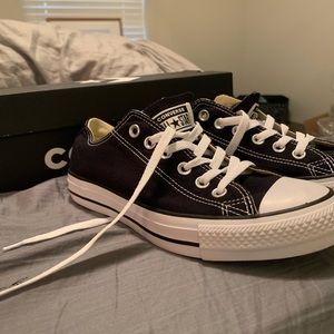 Converse Low Top Black Brand New
